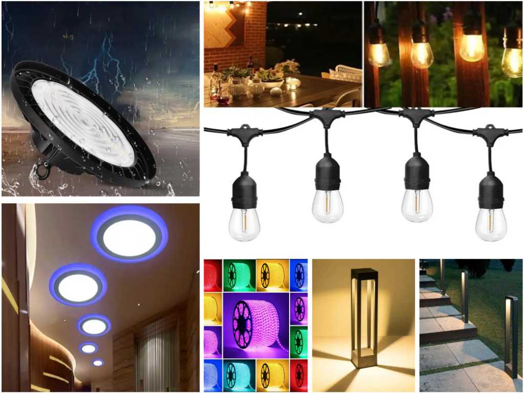Various LED lighting - free delivery BE + NL - 23/04/2024