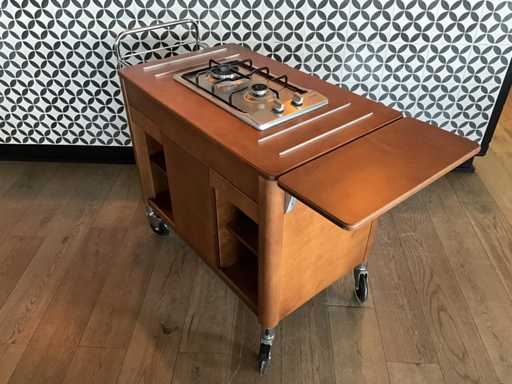 Eternasolid - Estragon - Kinderwagen aus massivem Nussbaum flambiert