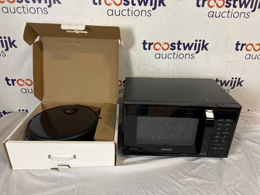 Samsung MC28H5015AK/EF Combimagnetron + Xiaomi Mi Robot Vacuum Mop 2 Pro - robotstofzuiger - zwart