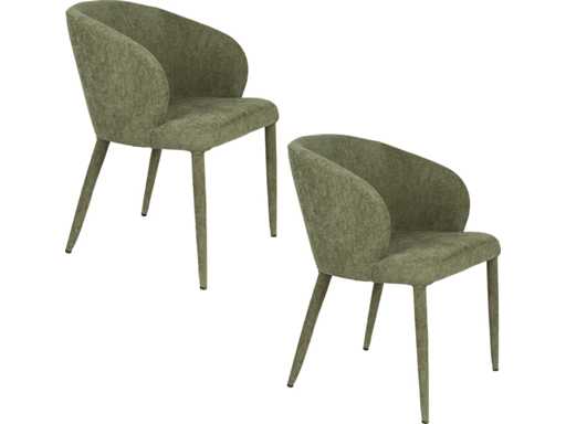 Housecraft Living Tasmin Green Esszimmerstuhl (2x)