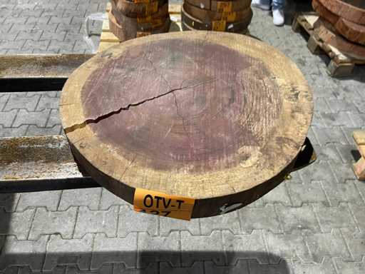 Rosewood schijf, Dikte 70mm, Ø 550mm