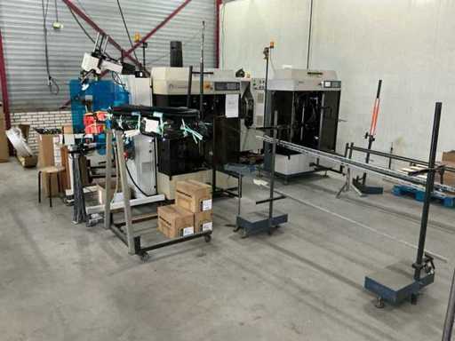 Holland Mechanics DC-B + CS-A + FE-C Bicycle Wheel Production Line