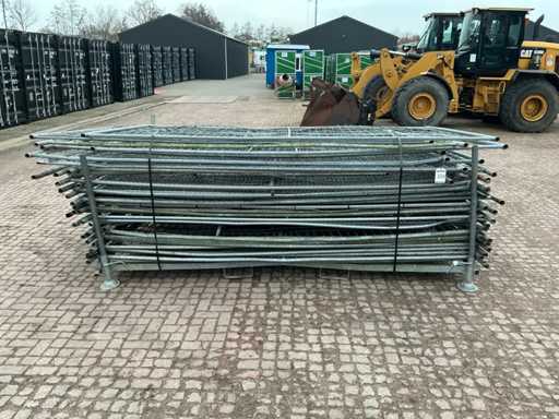 Batch of construction fences