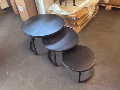 Set de 3 măsuțe de cafea Mano