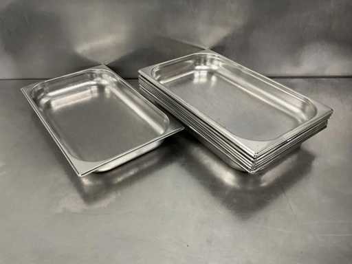 Edelstahl-Gastronorm-Tray GN 1/1-65 (10x)