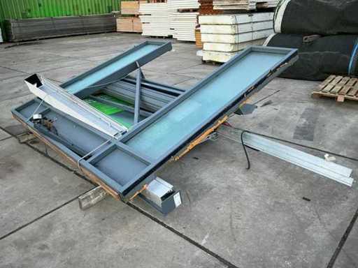 2x automatische bedrijfsdeur en 1x rolluik