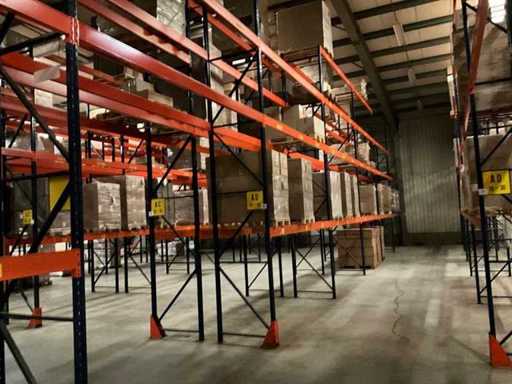 Approx. 18.5 lpm metal pallet rack REDIRACK type M