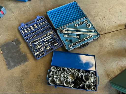 Lot de jeux de douilles et de douilles à chocs