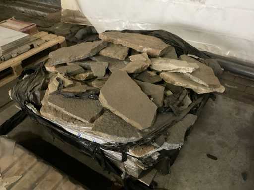 Lot of Natural Stone Garden Tiles
