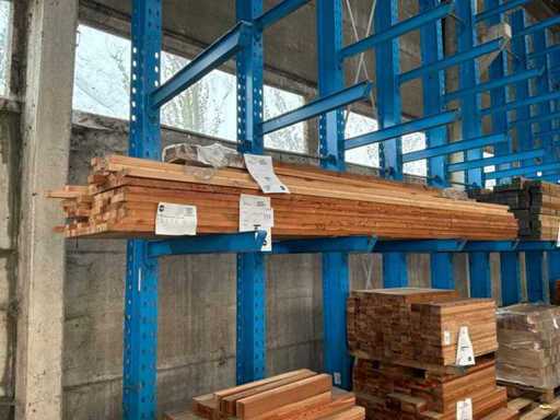 Série de planches de bois - Bois de mélèze de Sibérie