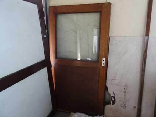 Eikenhouten deur set