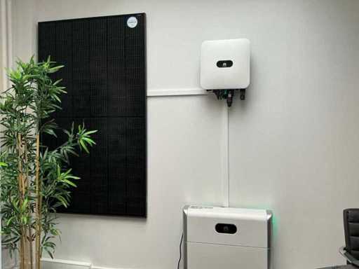 Huawei Zonnepaneelset proefopstelling