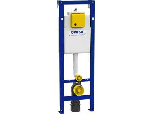 Wisa XS WC built-in reservoir with flush plate
