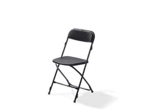 New FOLDING CHAIR black per 20