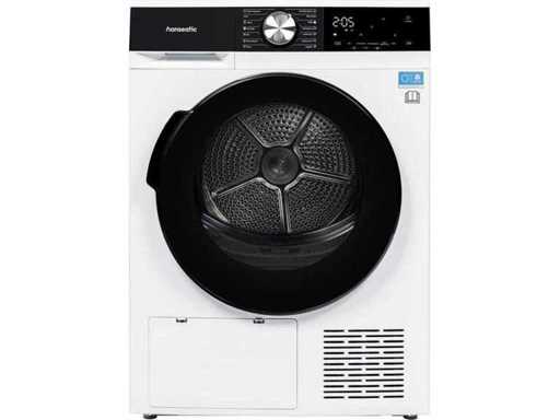 HANSEATISCH Heat Pump Dryer HWT8BGT German Display