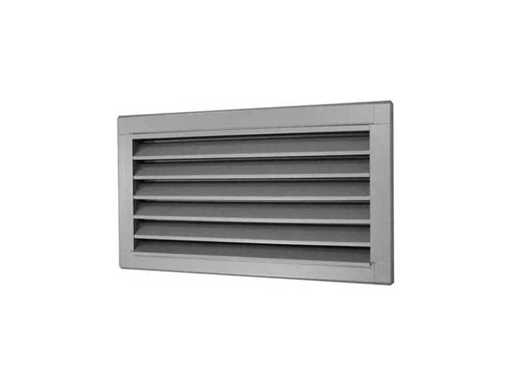 EcoNox - Outdoor air vent W=1200 x H=500 stainless steel - stainless steel