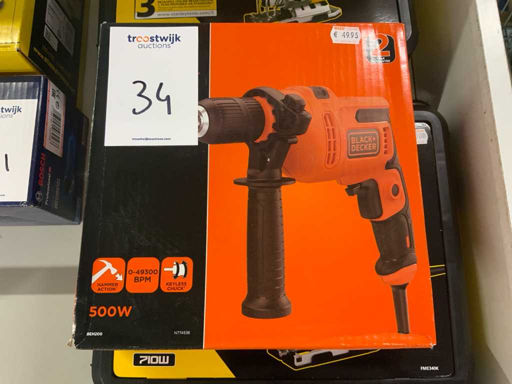 Black Decker BEH200 Drill Troostwijk Auctions