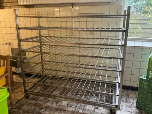 Roestvaststalen mobiel stelling