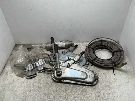 2020 Tractel Tirsafe T3 complete Temporary lifeline 20m transportable