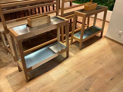 Hutten - Bijzettafel met LED-verlichting (2x)