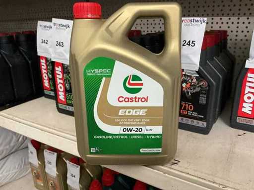 Castrol, capacità 4 litri Bordo olio motore OW-20 (2x)