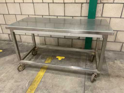 140cm stainless steel work table