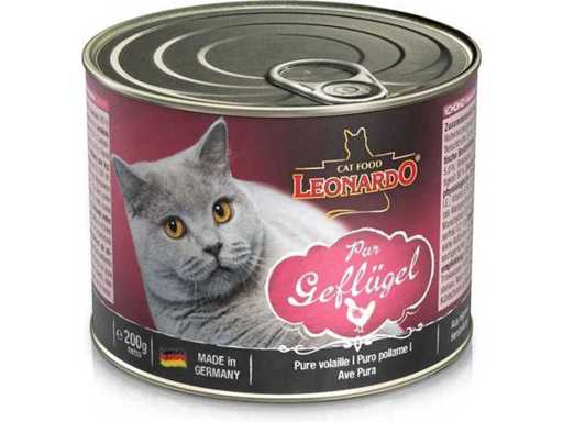 Leonardo Pure Poultry Multipack Cat Food - 6x200g (10x)