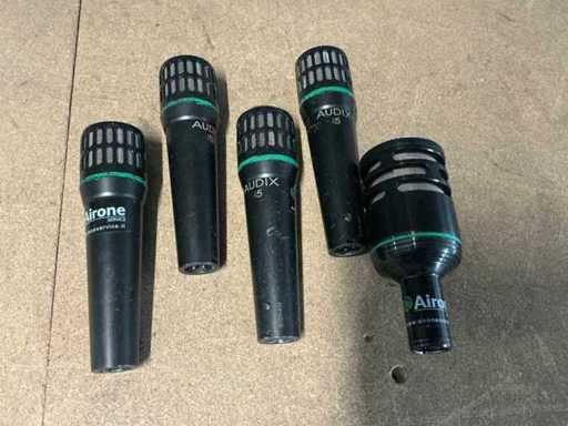 Microphone Audix D-6 et Audix i-5 Microphones (5x)