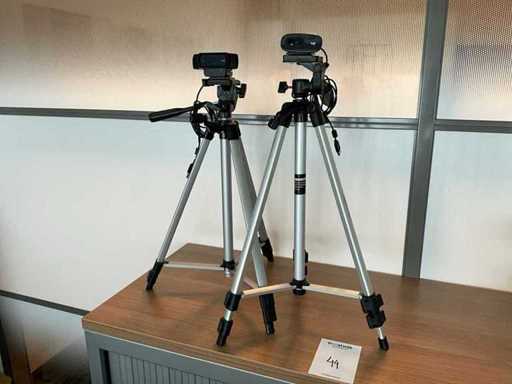 Webcam Logitech su treppiede (2x)