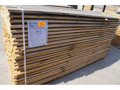 1,45 m³ Eiken planken 22mm
