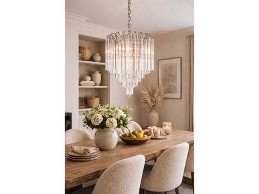 Riverdale - Hanglamp Sienna helder 43cm - Transparant