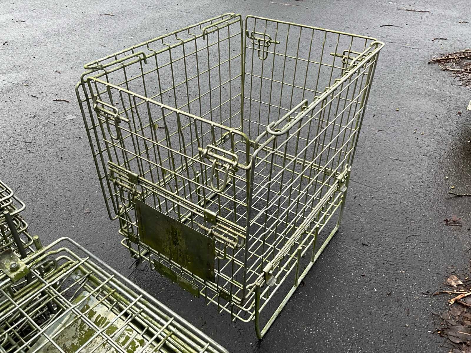 Foldable metal pallet boxes (375x)