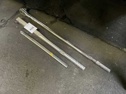 Gedore, klucz dynamometryczny Stahlwille, klucz grzechotkowy (2x)