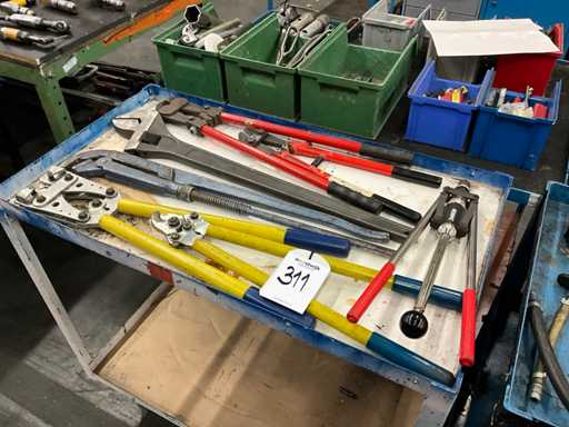 Diverse unelte grele de mână (7x)