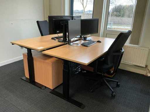 Metra en Steelcase Werkplek (3x)
