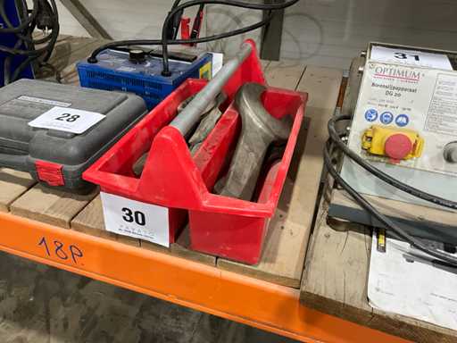 Verschiedene Schraubenschlüssel und Ringschlüssel (13x)