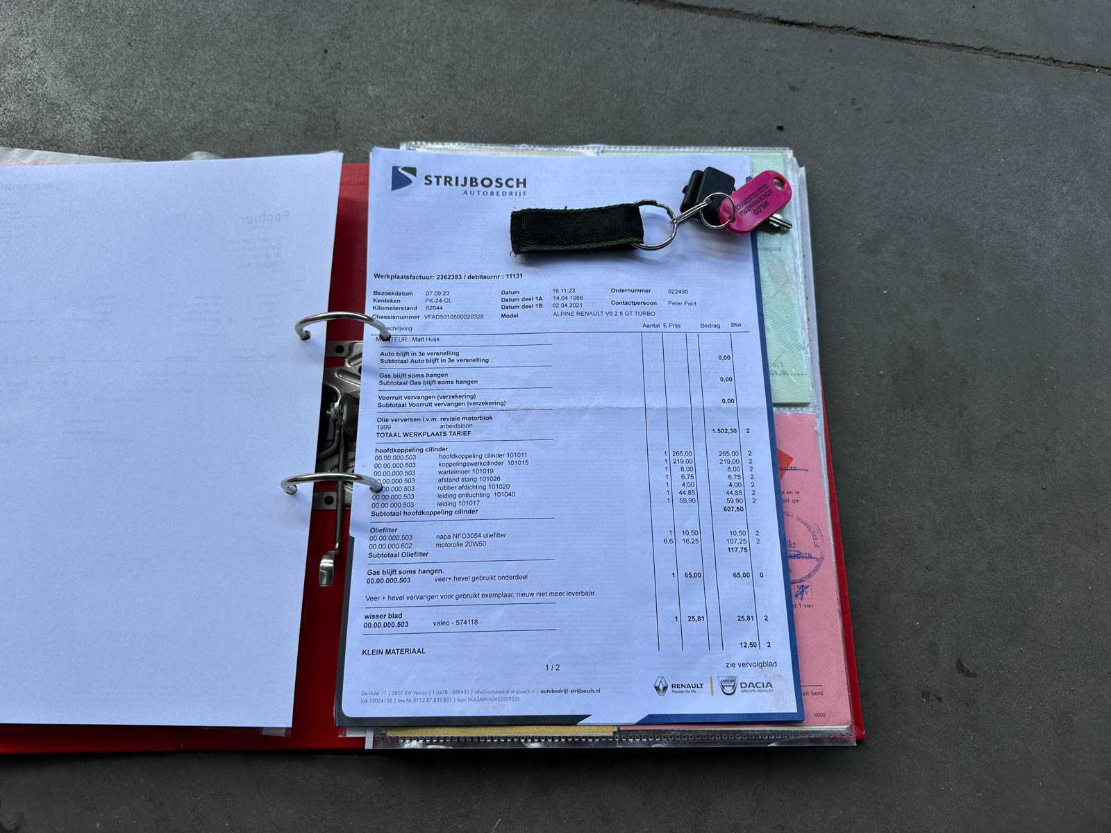 Renault Alpine 2.5 V6 GT Turbo 200pk 1986 (Origineel-NL), PK-24-GL