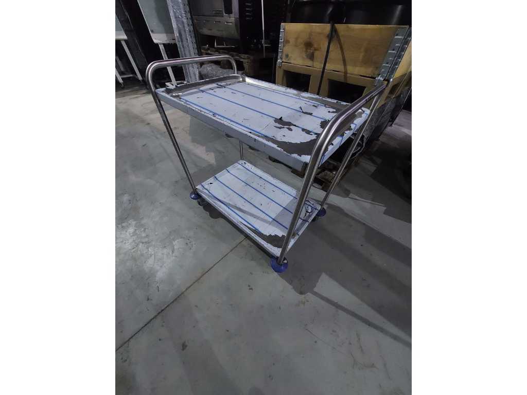 1 x stainless steel cart