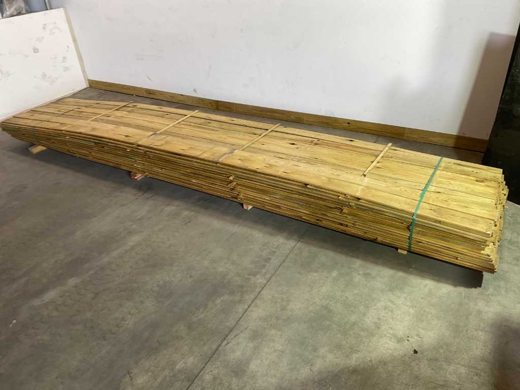 plank geïmpregneerd 400x14x1,6 cm (50x)
