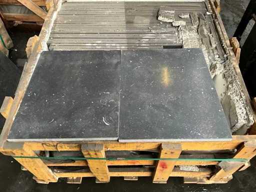 Irish bluestone honed Natural stone garden tile