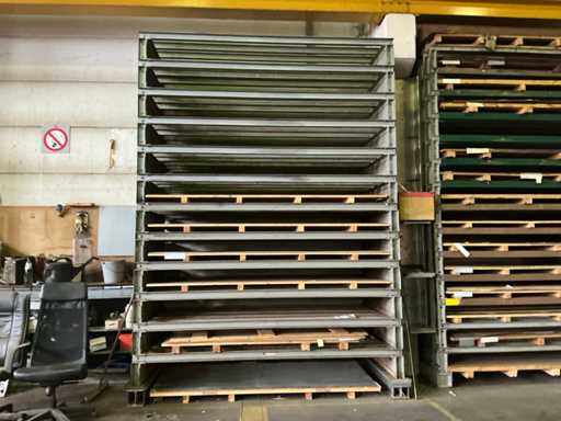 Profielstalen stelling met inhoud