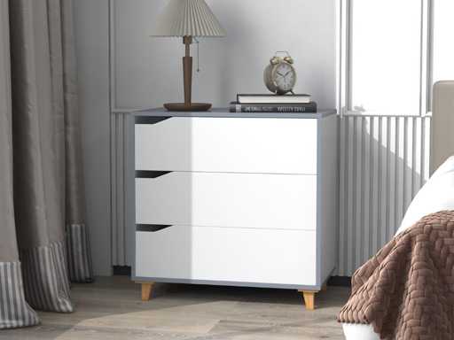 3-ladekast moderne 3-ladekast met geïntegreerde handgreep