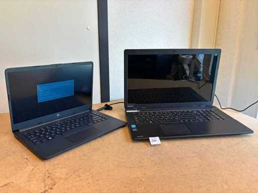 Stock restant de l’ordinateur portable 2x