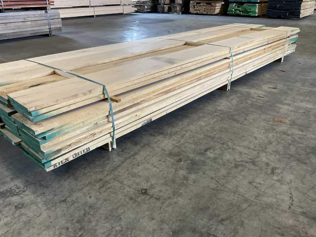 American oak planks pre-planed approx. 1 m³
