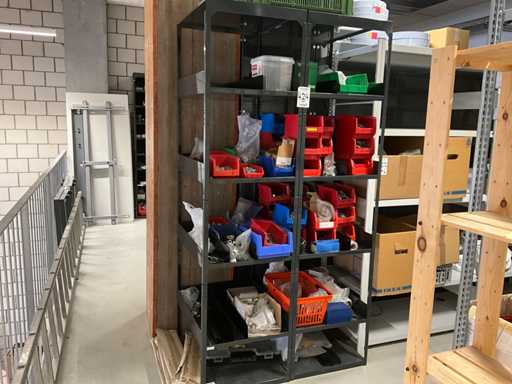 Raft de depozitare Würth cu conținut