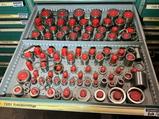 Item Distance Milling Mandrel Rings with Keyways