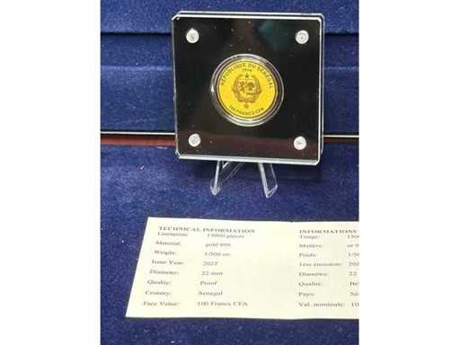 100 franchi Senegal | 100 Corone Francesco Giuseppe 1 | 1/500 oz 999 oro fine