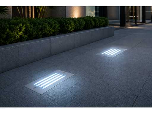 6 x LED Stair Lighting 3W - Blue - IP54 - OLTU
