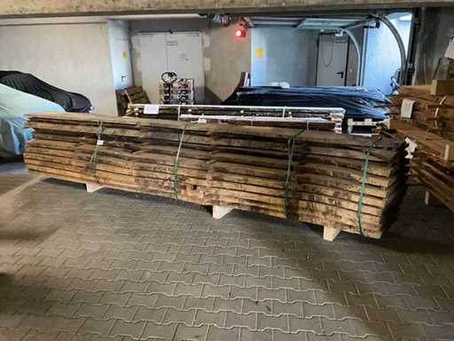 Cherry block log / 4.40m long / diameter approx. 60 cm / sawn into 55mm / 9 planks