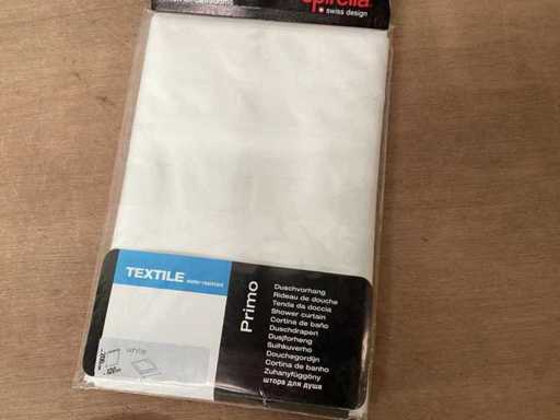 Zasłona prysznicowa Spirella Primo White 120x200 cm (80x)